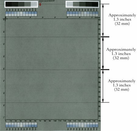 Horizontal lines repeating every 3.0 inches (76 mm)