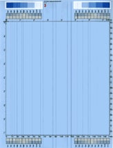 Vertical lines or line segments