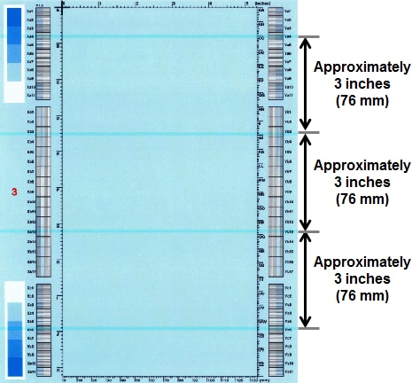 Horizontal lines repeating every 3.0 inches (76 mm)