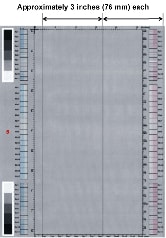 Horizontal lines repeating every 3.0 inches (76 mm)