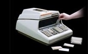 Click to go to larger photo of the 9100A desktop calculator.
