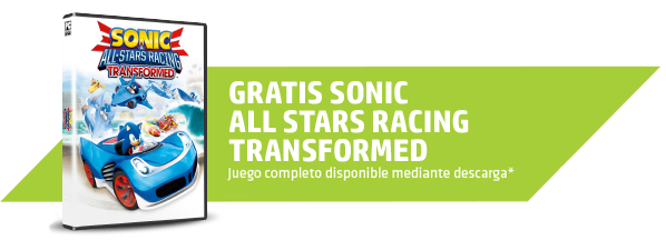 GRATIS SONIC ALL STARS RACING TRANSFORMED - juego completo disponible mediante descarga*.