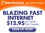 Blazing fast internet with Earthlink