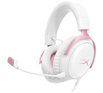 HyperX Cloud III - Gaming Headset (White/Pink)