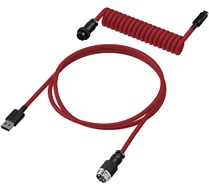 Câble torsadé USB-C HyperX rouge-noir