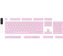 HyperX Pudding Keycaps 2 - Ensemble de touches complet - PBT - Rose (disposition des États-Unis)