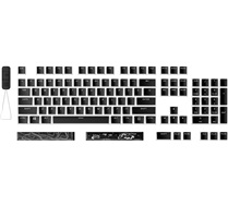 HyperX Pudding Keycaps 2 - Ensemble de touches complet - PBT - Noir (disposition des États-Unis)