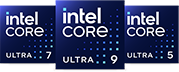 Intel Core i5, i7 and i9 processors logo