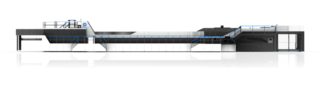 Image d’une face avant d’une presse HP PageWide C500.