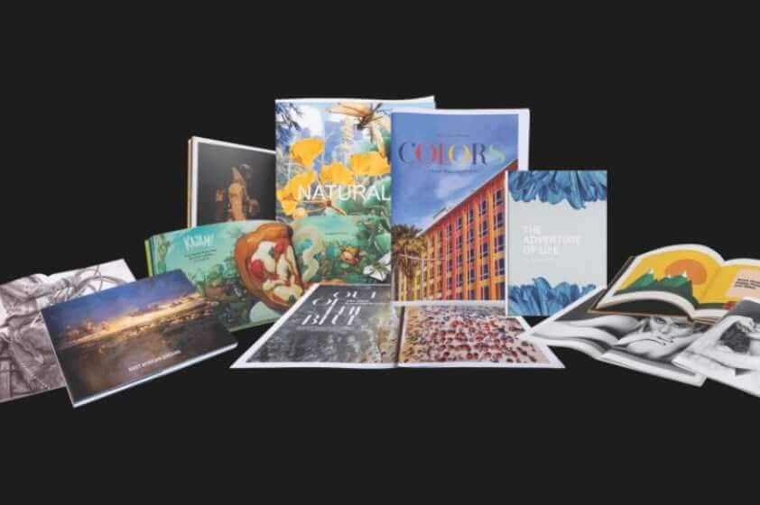 Image showing General Commercial Printing  applications such as brochures, catalogues and booklets