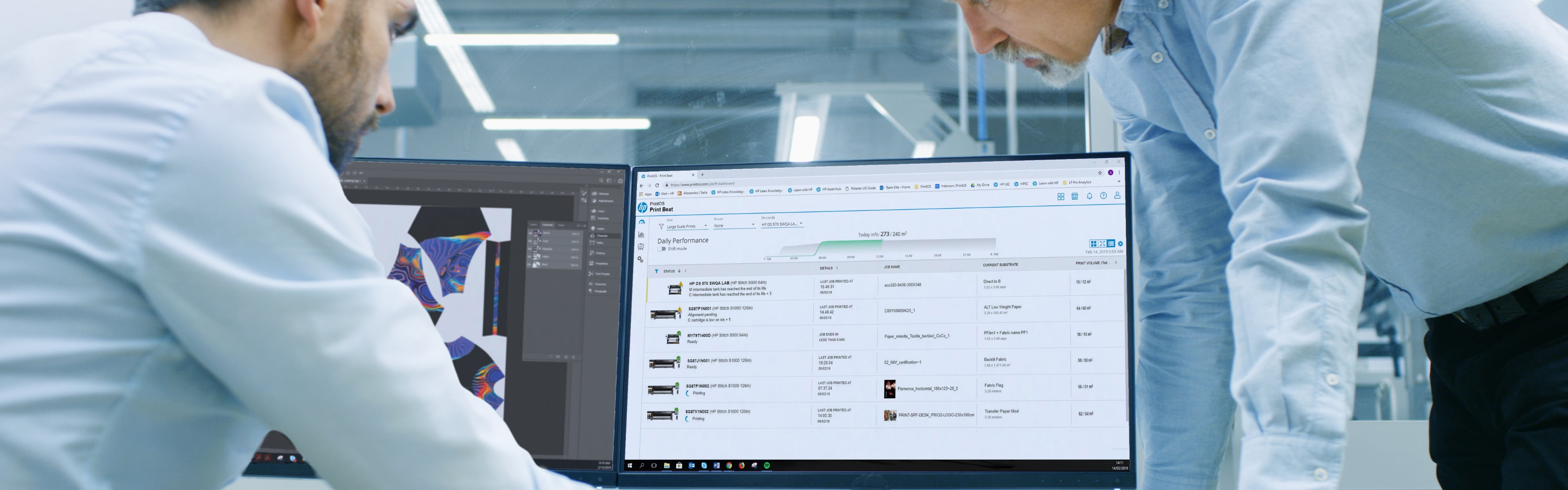 Usine d’impression intelligente par HP PrintOS