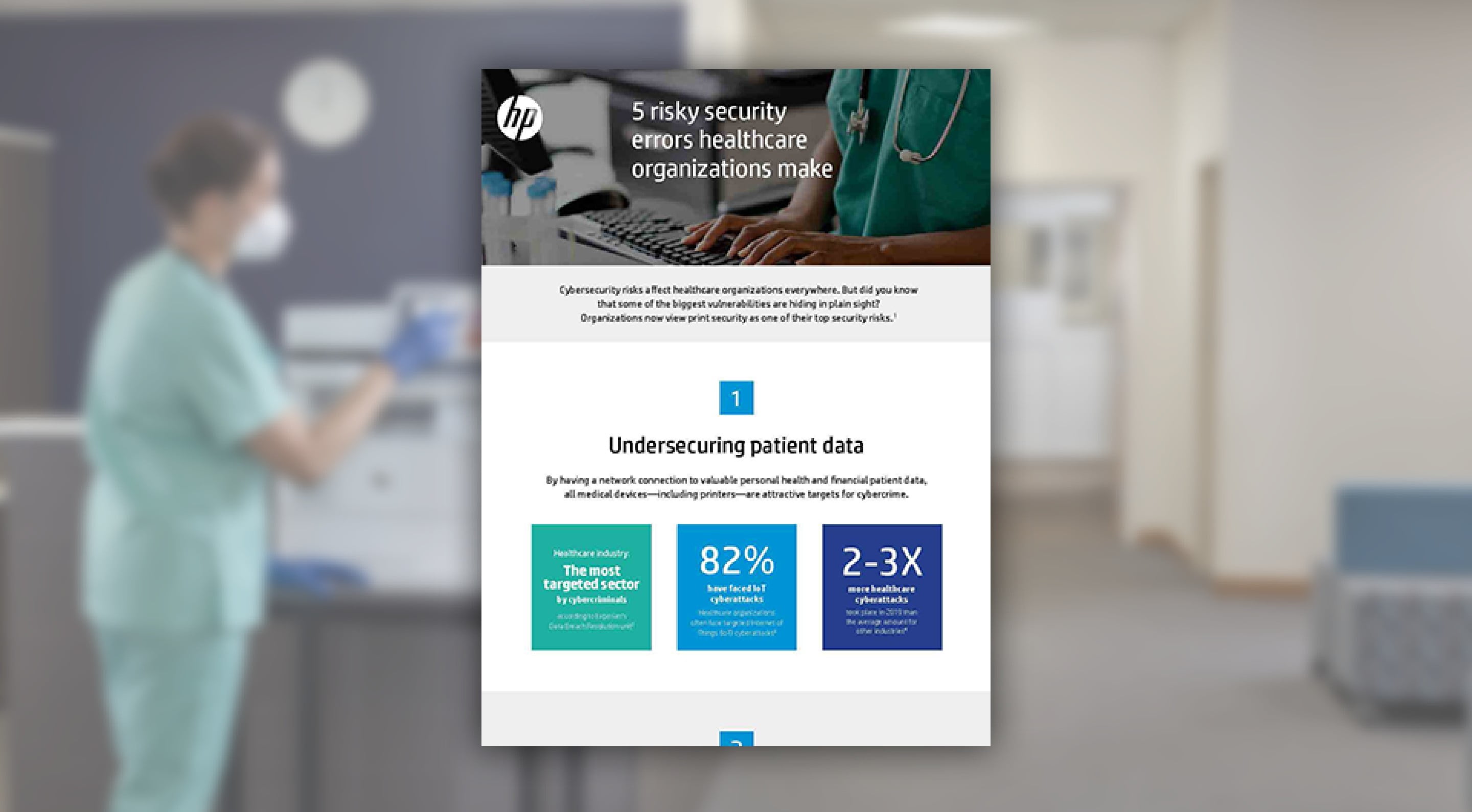 Image of the document "Five common security mistakes in healthcare"