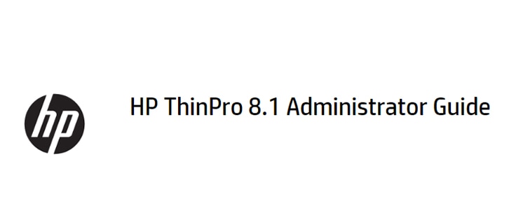 HP ThinPro 8.0 Admin Guide