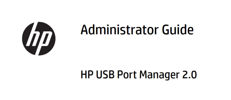 HP USB Port Manager Admin Guide