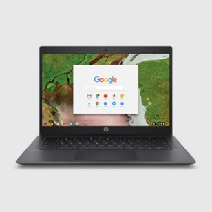 hp chromebook 14" education-laptop met intel-processor