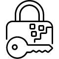 A lock icon