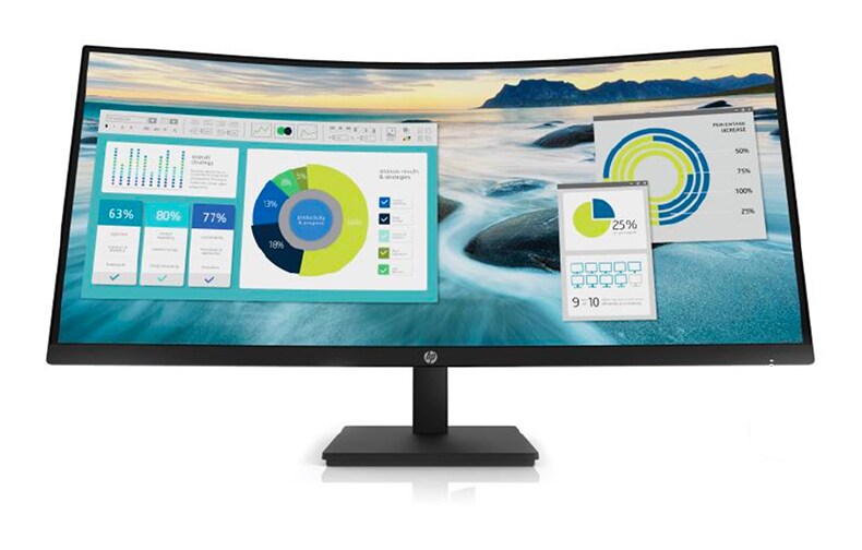 HP P34hc G4 WQHD USB-C Curved Monitor