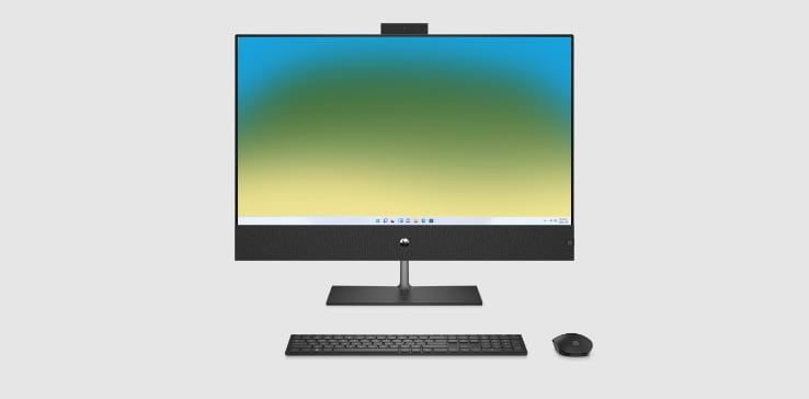 Set computer monitor doppio schermo PC HP desktop i5 i7 SSD HDD Windows 10  WIFI