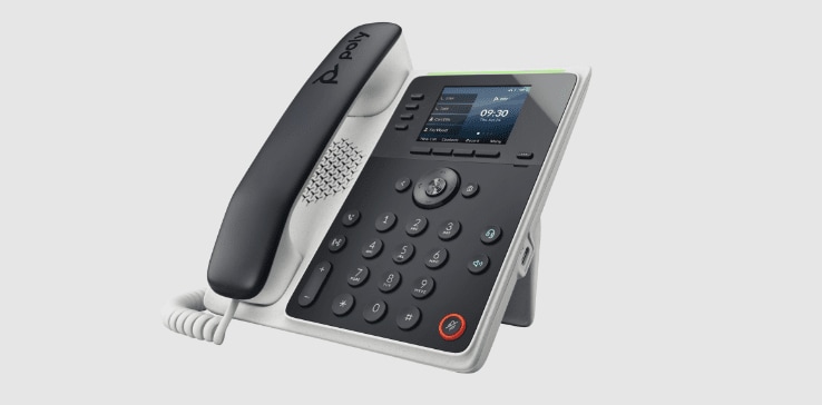 Poly Edge E220 IP-Tischtelefon mit Hörer