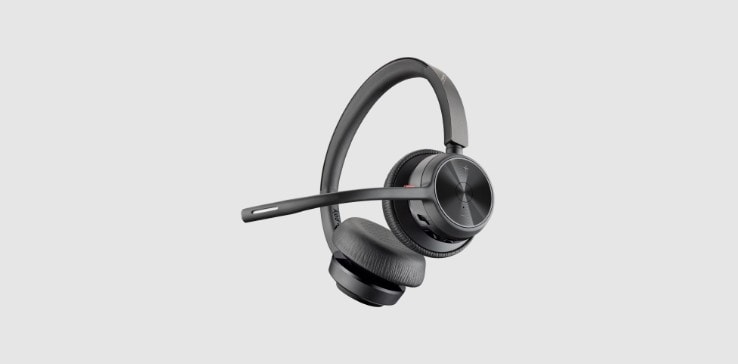 Auriculares estéreo Bluetooth Poly Voyager 4320 con cancelación de ruido