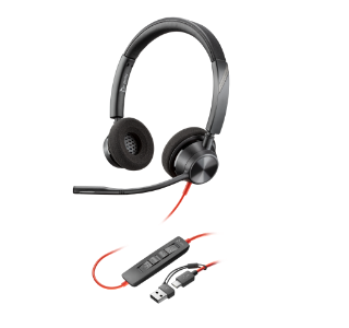 Poly Blackwire 3300 Series - Corded UC headset | HP® Official Site