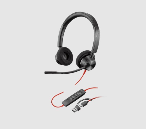 Poly Blackwire 3300 Series - Corded UC headset | HP® Official Site