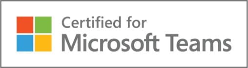 Microsoft Teams certified logo