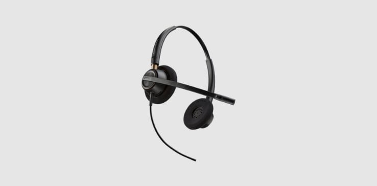 Poly EncorePro 520 noise cancelling wired stereo headset​