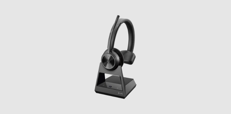 Micro-casque sans fil DECT de la gamme Poly Savi 7310 Office