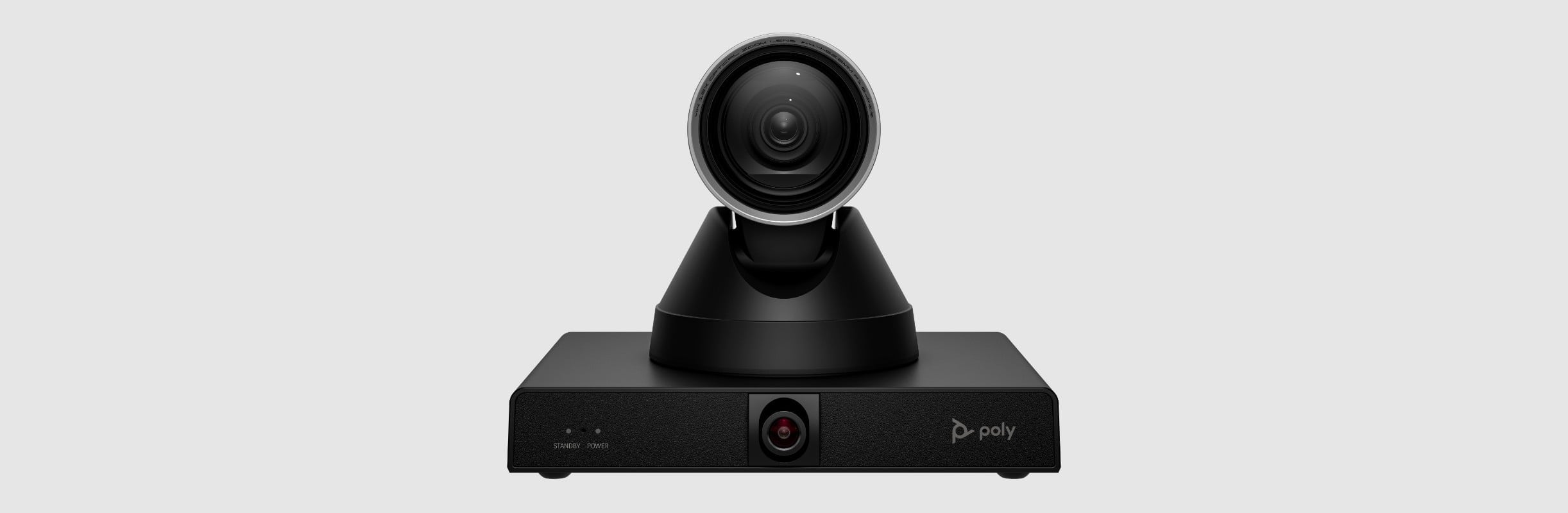 Front view of Poly Studio E60 smart camera