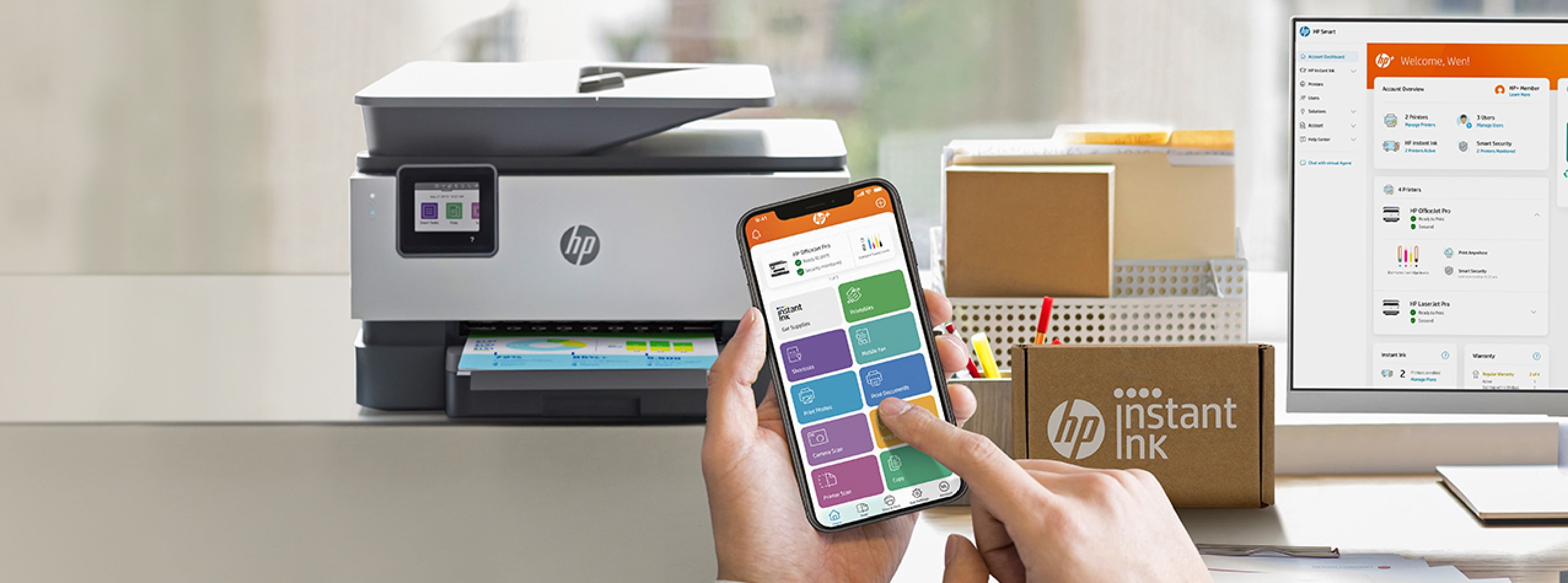 Your printer is smarter with HP+