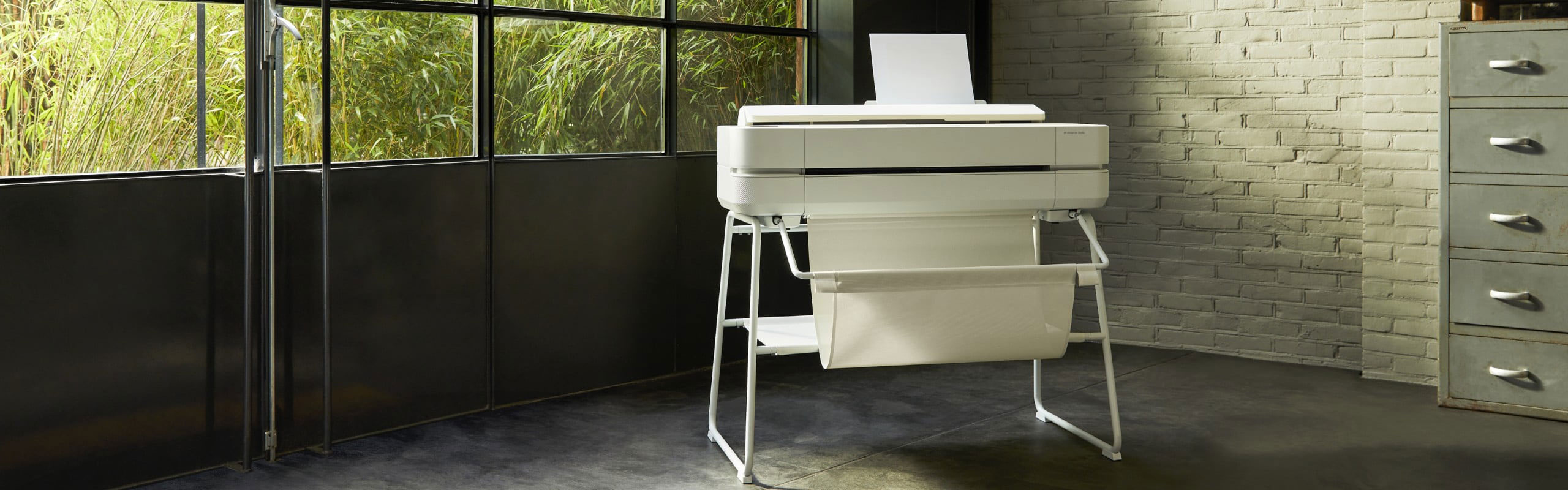 DesignJet Studio printer in modern studio setting