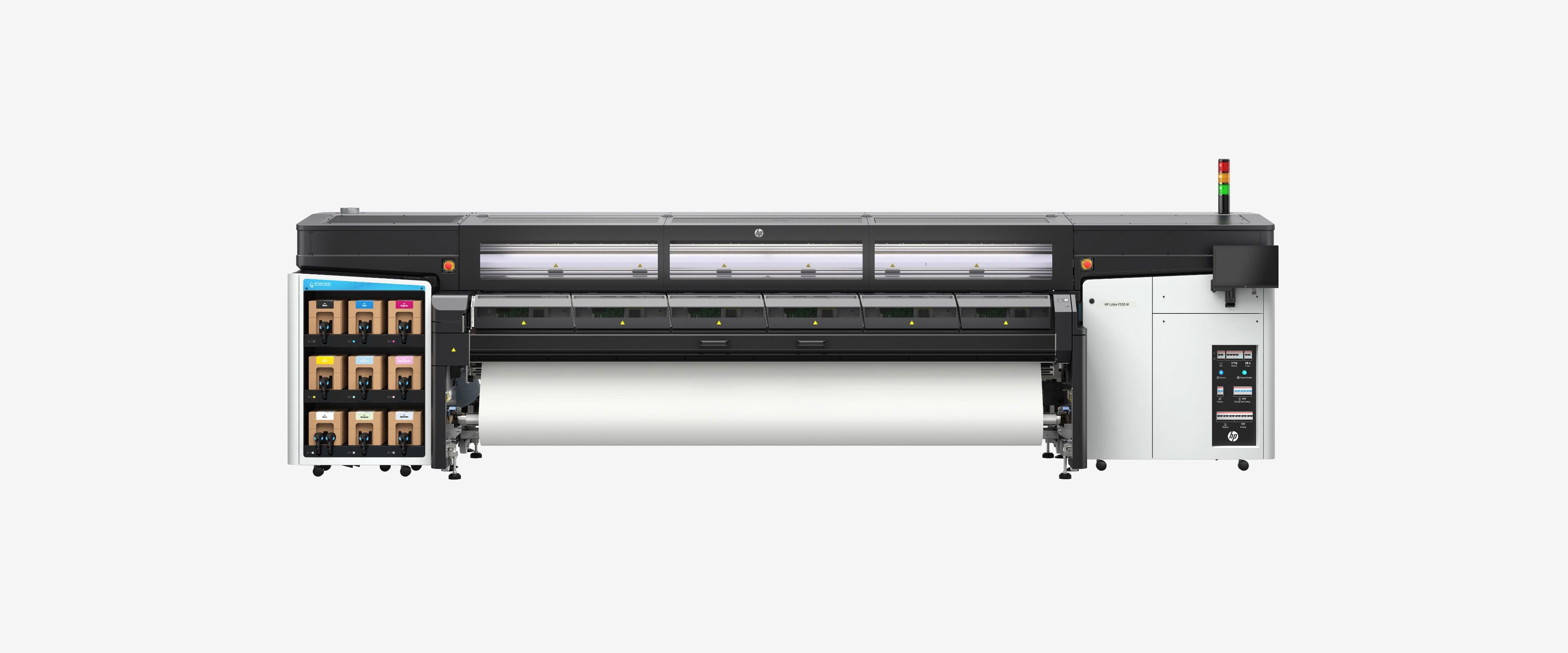 Tampak depan printer HP Latex FS50 W