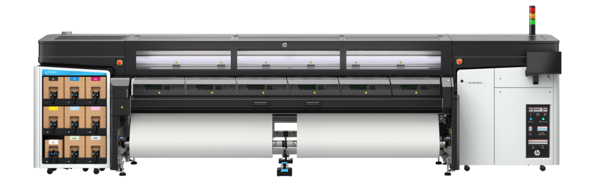 Front view of the HP Latex FS60 W printer