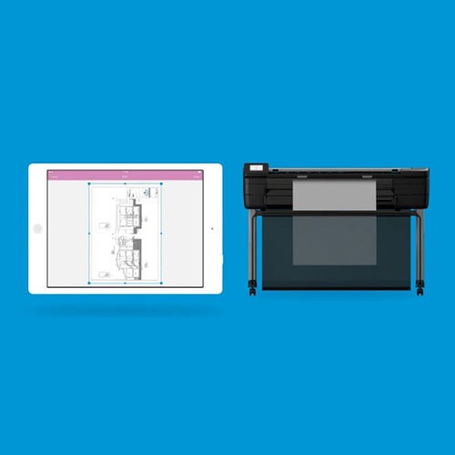  HP Designjet SD Pro Impresora de inyección de tinta de gran  formato, ancho de impresión de 44, color - impresora, copiadora, escaneo :  Productos de Oficina