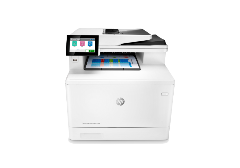 Front of HP LaserJet Enterprise 400