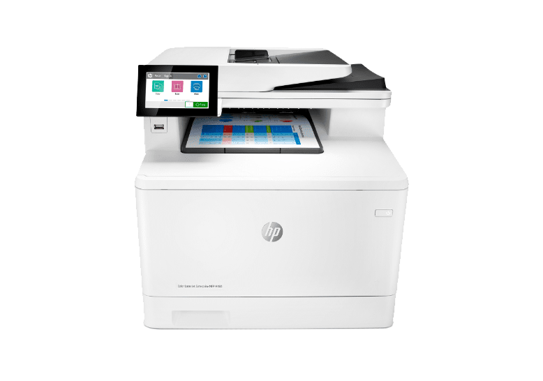 Front of HP LaserJet Enterprise 400