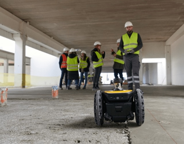 Construction workers on job site