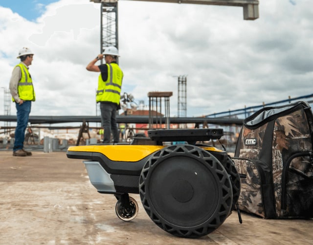 Construction workers on job site