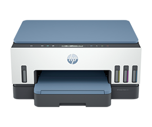 سلسلة الطابعات اللاسلكية المتكاملة HP Smart Tank 725 Wireless - أزرق داكن