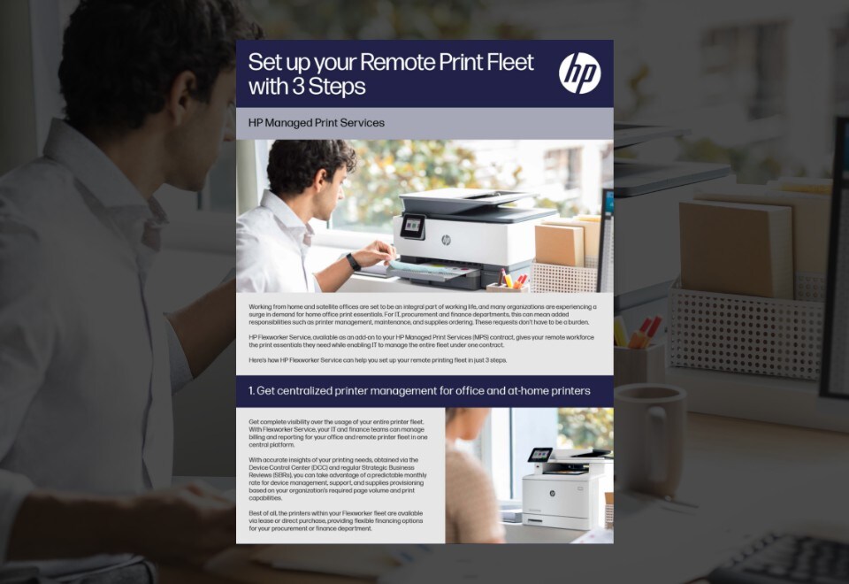 Managed Print Services (MPS) Managed Print & | HP® Ireland