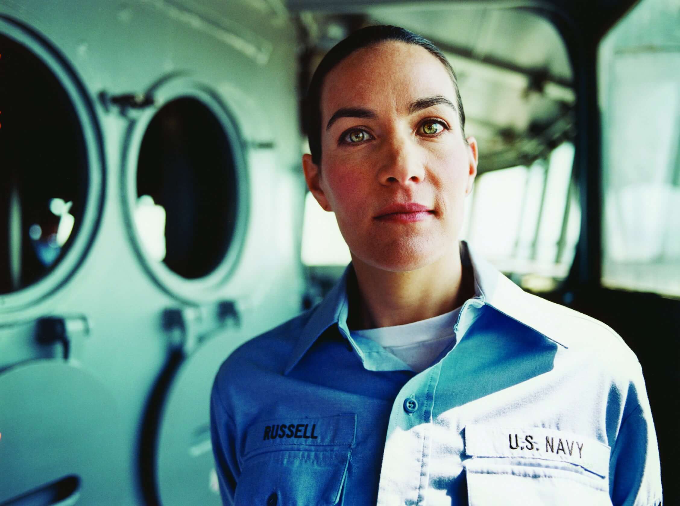 Woman naval officer