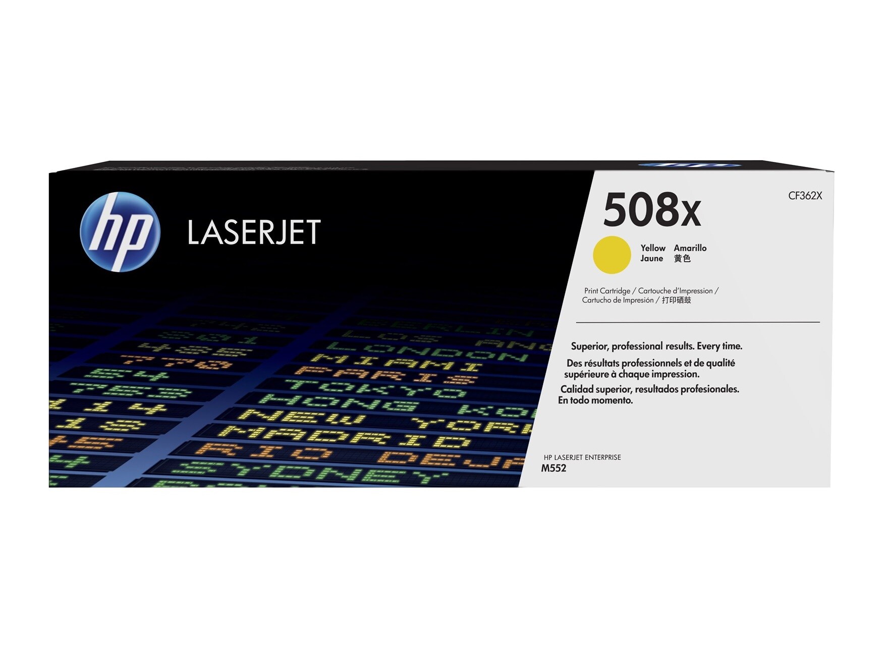 HP 508X Gelb Original LaserJet Tonerkartusche mit hoher Reichweite