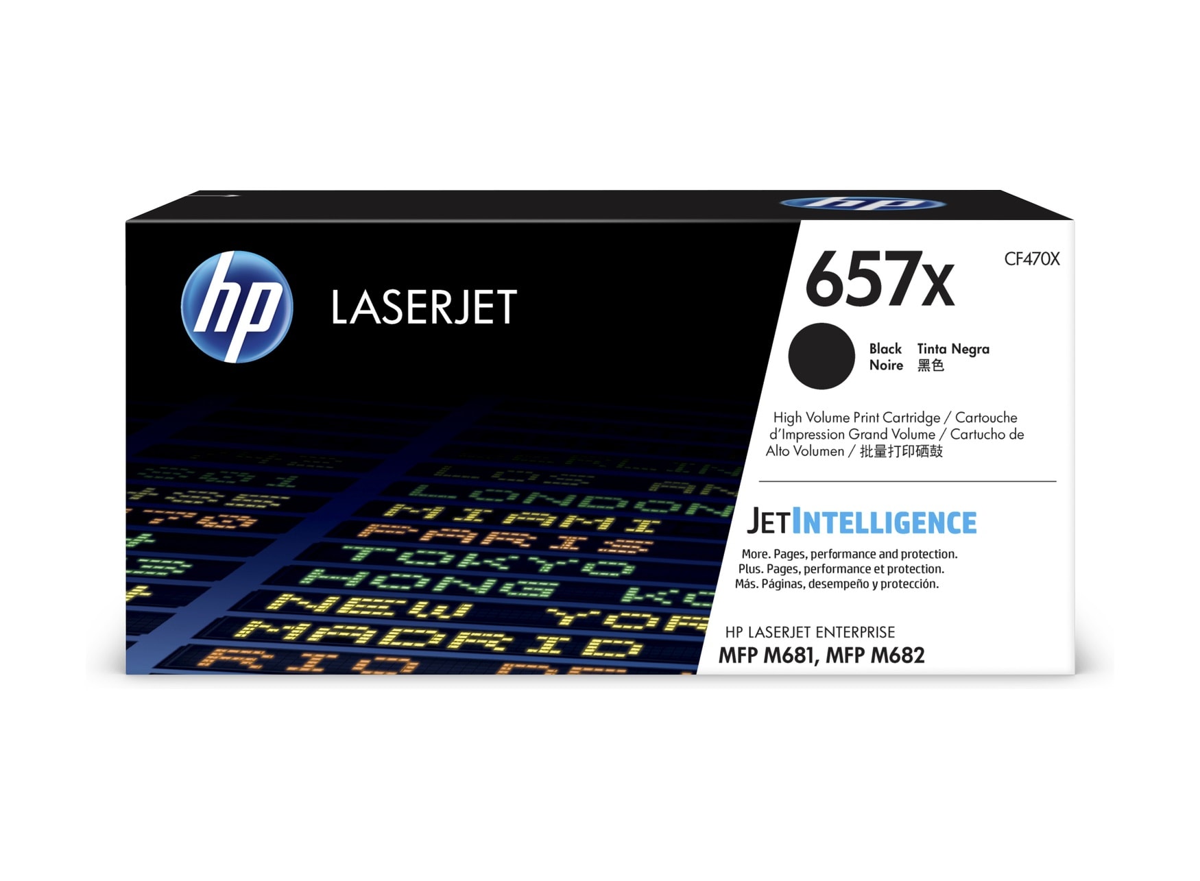 HP 657X Schwarz Original LaserJet Tonerkartusche mit hoher Reichweite