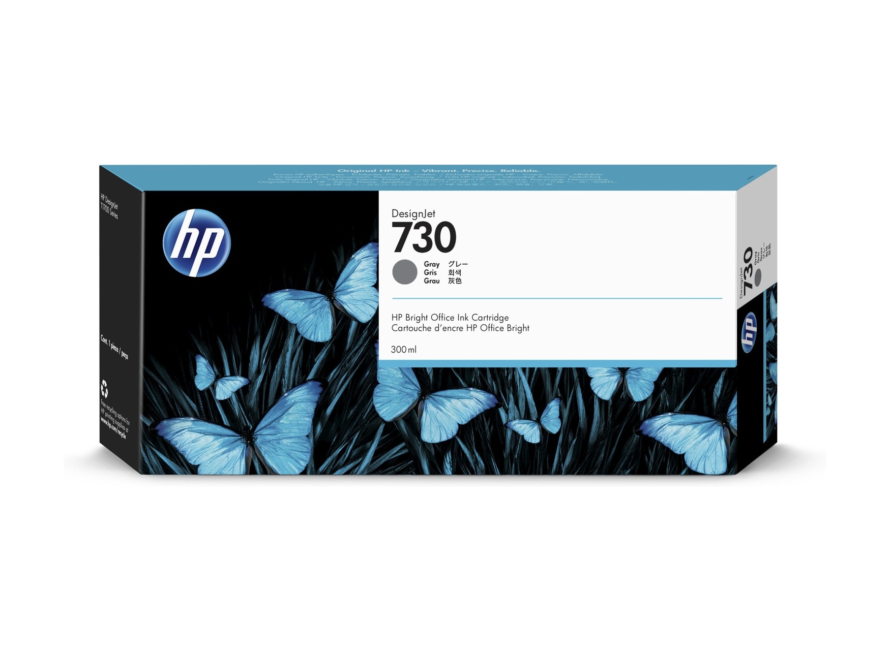 HP 730 DesignJet Druckerpatrone Grau 300 ml