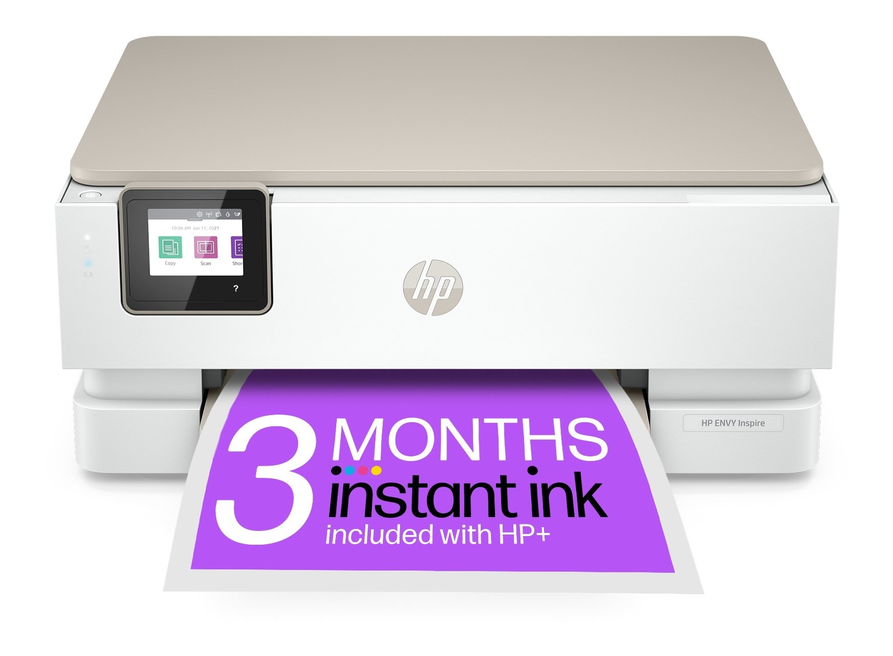 HP ENVY Inspire 7220e A4 Colour Multifunction Inkjet Printer with HP+ and 3 months Instant Ink and Free HP A4 Paper - 50 Sheets starter pack