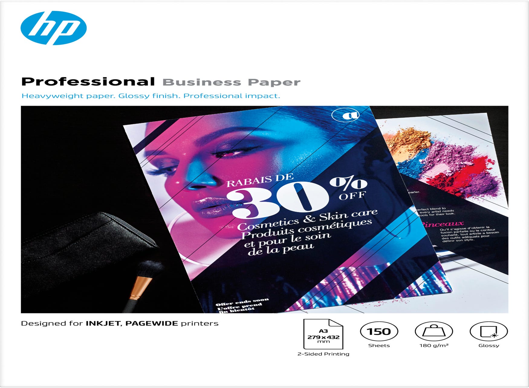 Фото - Папір HP Papier  Professional Business, błyszczący, 180 g/m2, A3 , (297 × 420 mm)