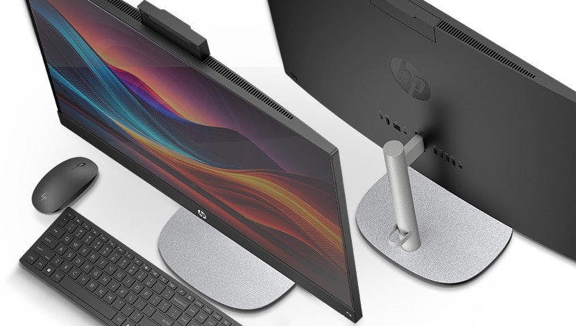 image of all-in-one with some magical high-tech image on the screen