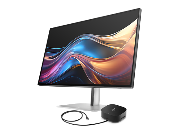 HP Series 7 Pro 727pq 27-inch QHD Monitor + HP USB-C Dock G5 for business Bundle