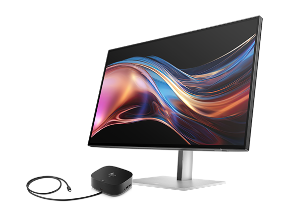 HP Series 7 Pro 727pu 27-inch USB-C Monitor + HP USB-C Dock G5 for business Bundle